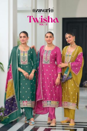 ZAVERI TWISHA VOL 3 CHINON EMBROIDERY READYMADE KURTI SUPPLIER 5.jpg