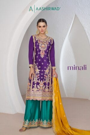 AASHIRWAD CREATION MINALI CHINNON SILK SUITS 1.jpg