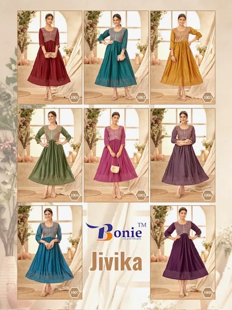BONIE JIVIKA FANCY GHERA KURTI MANUFACTURER 10.jpg