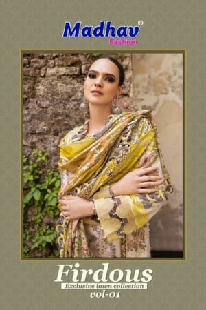 MADHAV FASHION FIRDOUS VOL 1 PURE LAWN SUITS 2.jpg