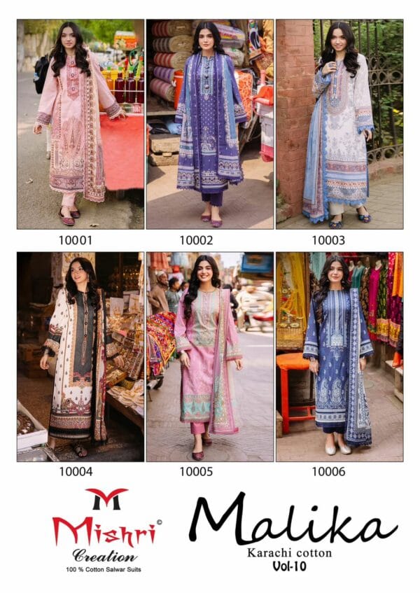 MISHRI CREATION MALIKA VOL 10 COTTON KARACHI SUITS 7.jpg
