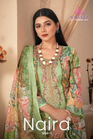 SAANVI TRENDS NAIRA VOL 1 COTTON LAWN SUITS 9.jpg