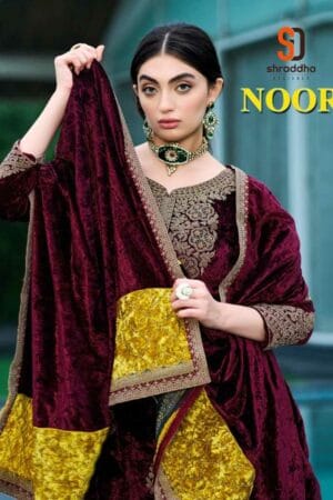 SHRADDHA DESIGNER NOOR PURE VELVET WINTER SUITS 13.jpeg