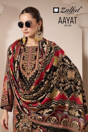 ZULFAT AAYAT VOL 2 REYON HAND WORK SUITS 11.jpg