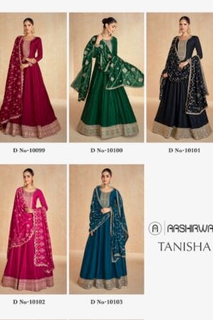 AASHIRWAD CREATION TANISHA SALWAR SUITS CATALOG 13.jpg