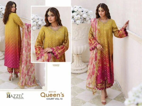 HAZZEL QUEEN COURT VOL 10 PAKISTANI COTTON SUITS 1.jpg