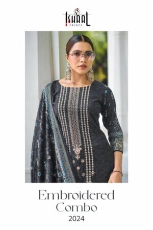 ISHAAL PRINTS EMBROIDERED COMBO 2024 LATEST CATALOG 11.jpg
