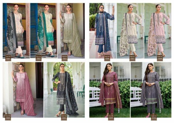 ISHAAL PRINTS EMBROIDERED COMBO 2024 LATEST CATALOG 12.jpg
