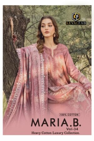 KEVAL FAB MARIA B VOL 34 LAWN KARACHI SUITS CATALOG 8.jpg