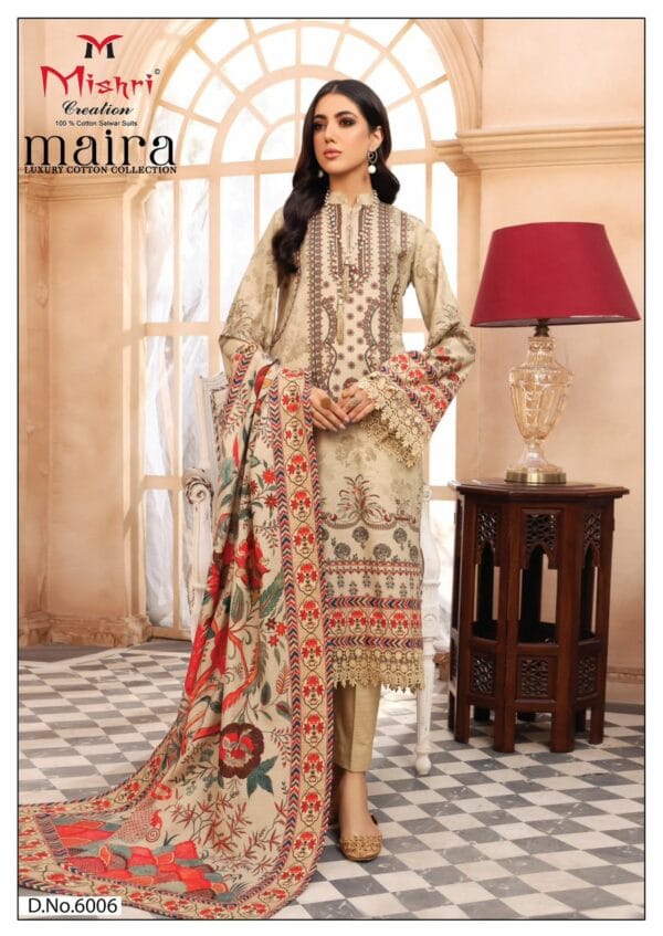 MISHRI CREATION MAIRA COTTON KARACHI SUITS CATALOG 17.jpg