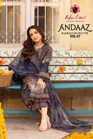 NAFISA COTTON ANDAAZ VOL 7 KARACHI SUITS 1.jpg