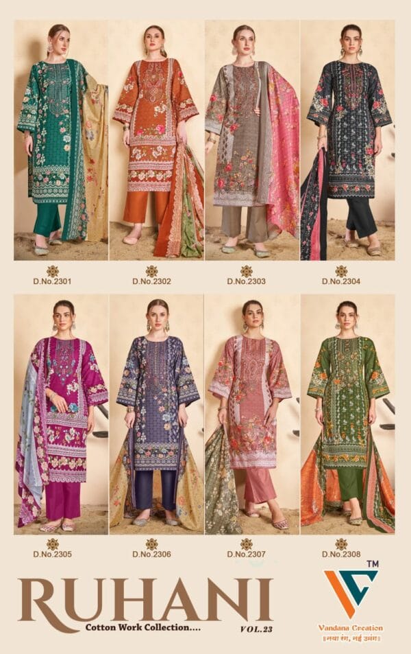 VANDANA‎ CREATION RUHANI‎ VOL 23 COTTON SUITS 9.jpg