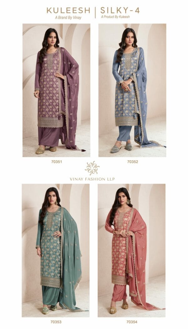 VINAY FASHION KULEESH SILKY VOL 4 LATEST CATALOGUE 10 scaled.jpg
