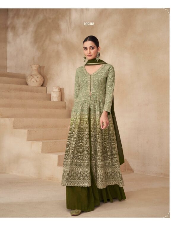 AASHIRWAD CREATION GULNAAZ AMAZING NEW DESIGNER REAL GEORGETTE SALWAR SUIT (10)