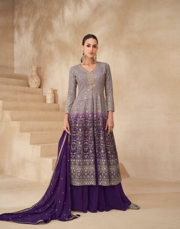AASHIRWAD CREATION GULNAAZ AMAZING NEW DESIGNER REAL GEORGETTE SALWAR SUIT (15)