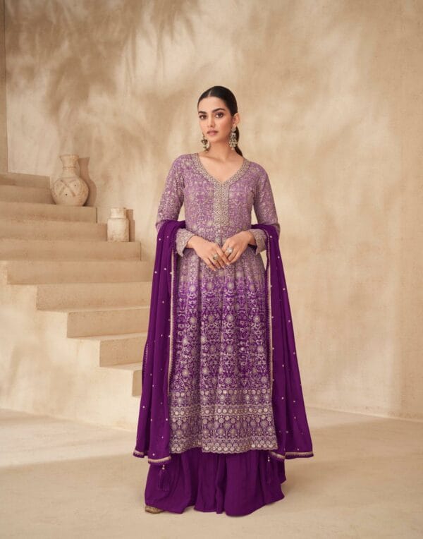 AASHIRWAD CREATION GULNAAZ AMAZING NEW DESIGNER REAL GEORGETTE SALWAR SUIT (3)
