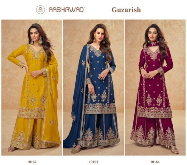 AASHIRWAD CREATION GUZARISH PARTY WEAR SALWAR SUIT AT REHMAT BOUTIQUE SURAT (12)