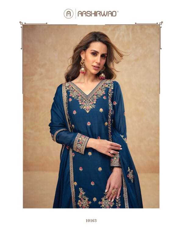 AASHIRWAD CREATION GUZARISH PARTY WEAR SALWAR SUIT AT REHMAT BOUTIQUE SURAT (5)