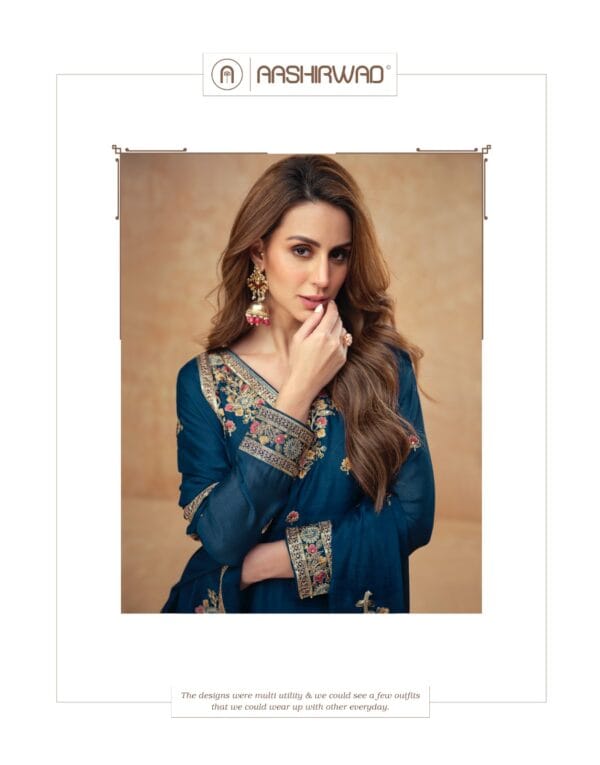 AASHIRWAD CREATION GUZARISH PARTY WEAR SALWAR SUIT AT REHMAT BOUTIQUE SURAT (7)