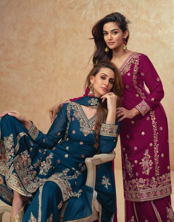 AASHIRWAD CREATION GUZARISH PARTY WEAR SALWAR SUIT AT REHMAT BOUTIQUE SURAT (8)
