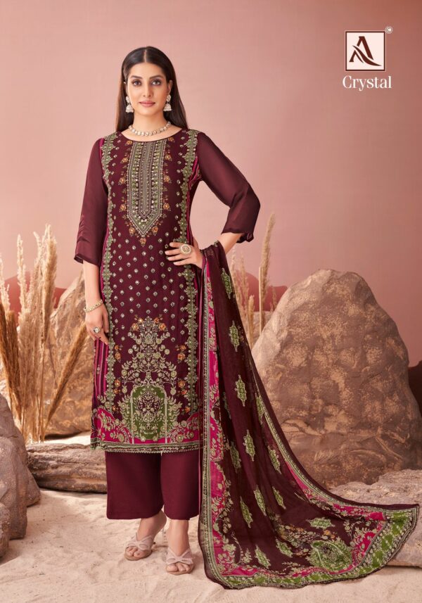 ALOK SUIT CRYSTAL VISCOSE ORGANZA SUITS CATALOGUE 12.jpg
