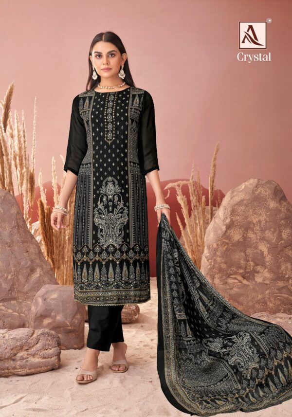 ALOK SUIT CRYSTAL VISCOSE ORGANZA SUITS CATALOGUE 14.jpg