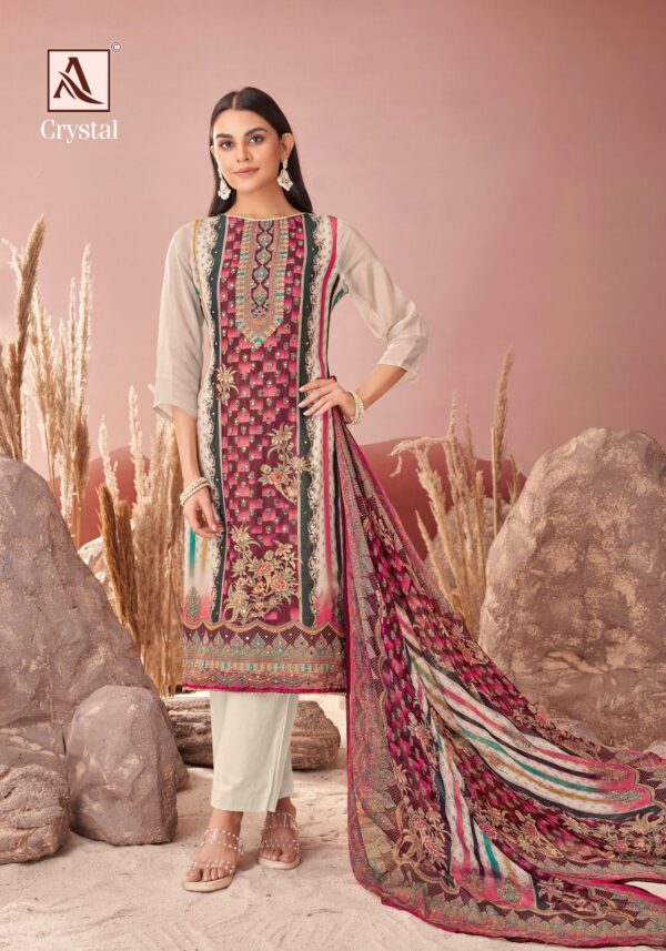 ALOK SUIT CRYSTAL VISCOSE ORGANZA SUITS CATALOGUE 7.jpg