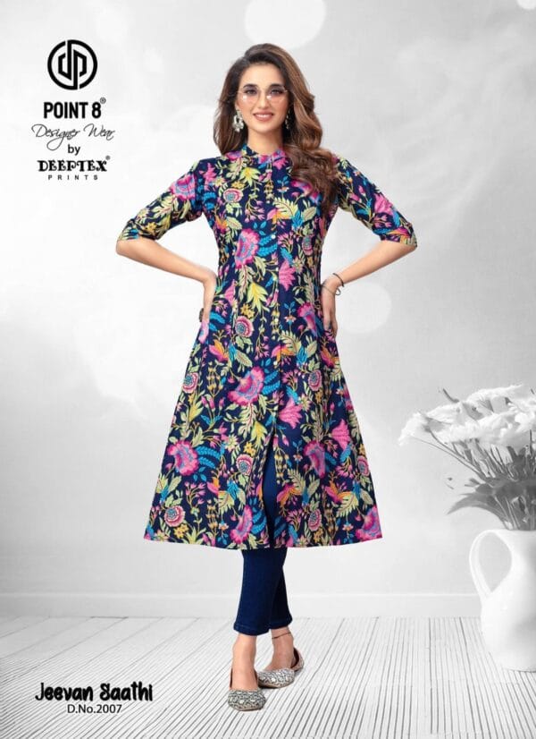 DEEPTEX JEEVAN SAATHI VOL 2 COTTON PRINTED KURTI 8.jpg
