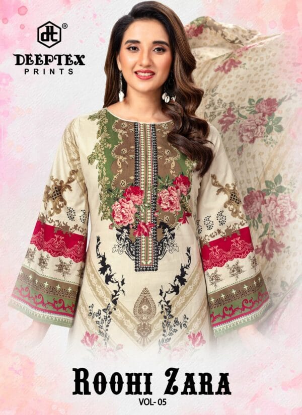 DEEPTEX PRINTS ROOHI ZARA VOL 5 LAWN KARACHI SUITS 9.jpg