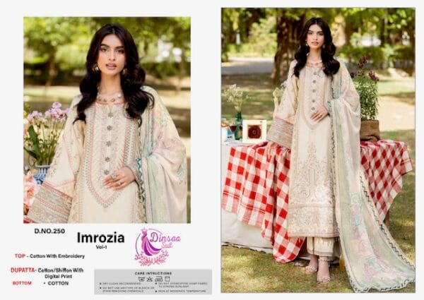DINSAA SUIT IMROZIA VOL 1 COTTON EMBROIDERY SUITS 12.jpg