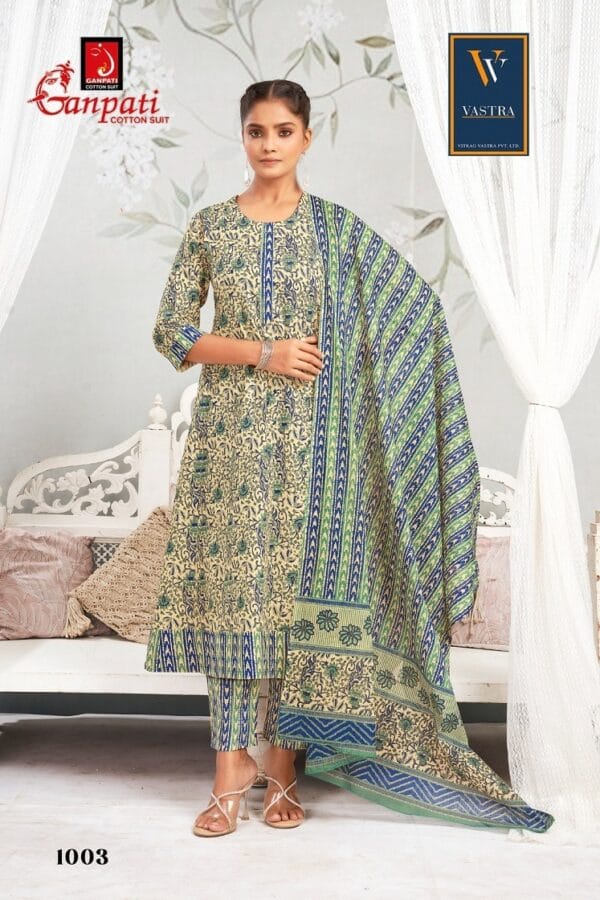 GANPATI ANARKALI VOL 1 COTTON PRINTED SUITS 10.jpg