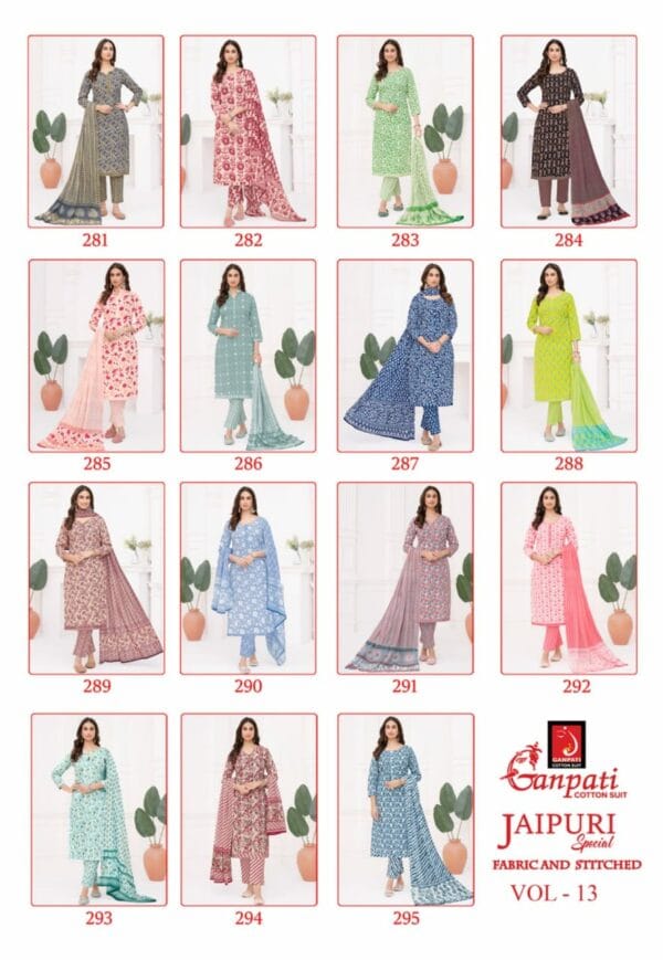 GANPATI JAIPURI VOL 13 COTTON PRINTED SUITS SUPPLIER 14.jpg