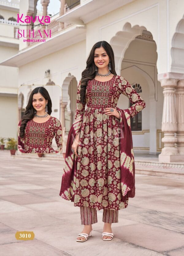 KAVYA SUHANI VOL 3 UMBRELLA CUT KURTIS CATALOG 12.jpg