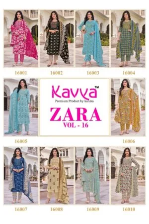 KAVYA ZARA VOL 16 COTTON READYMADE KURTIS 3.jpg