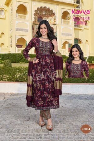 KAVYA ZEENAT VOL 26 COTTON PRINTED READYMADE KURTI 14.jpg