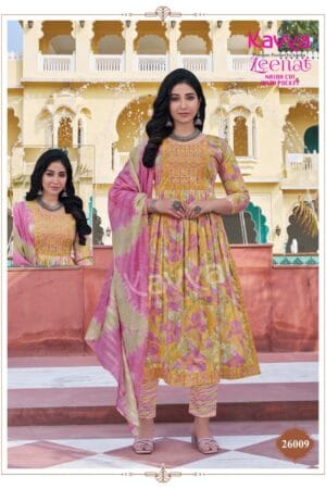 KAVYA ZEENAT VOL 26 COTTON PRINTED READYMADE KURTI 8.jpg