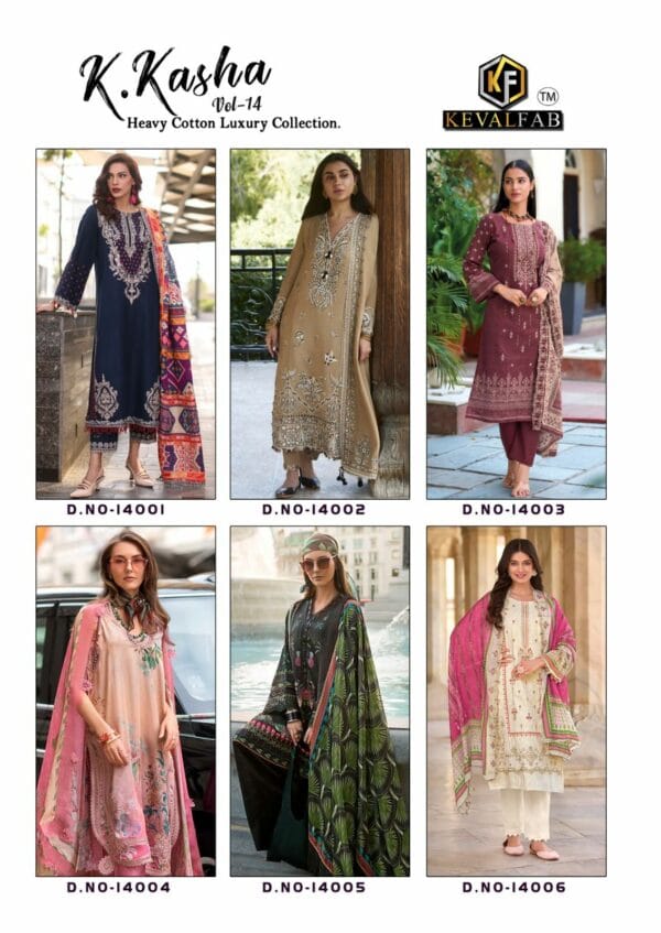 KEVAL FAB K KASHA VOL 14 COTTON KARACHI SUITS 7.jpg