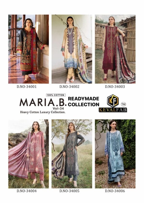 KEVAL FAB MARIA B VOL 34 READYMADE COTTON SUITS 5.jpg