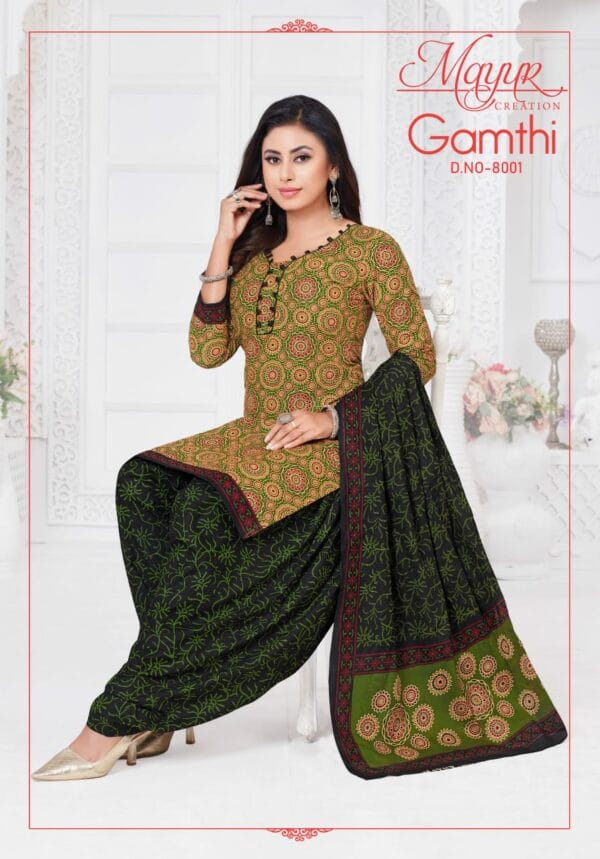 MAYUR CREATION GAMTHI VOL 8 COTTON DRESS MATERIAL 1.jpg