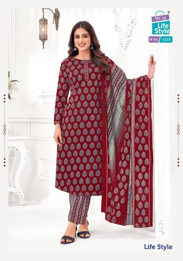 MCM LIFE STYLE VOL 11 COTTON DRESS MATERIAL SURAT 6.jpg