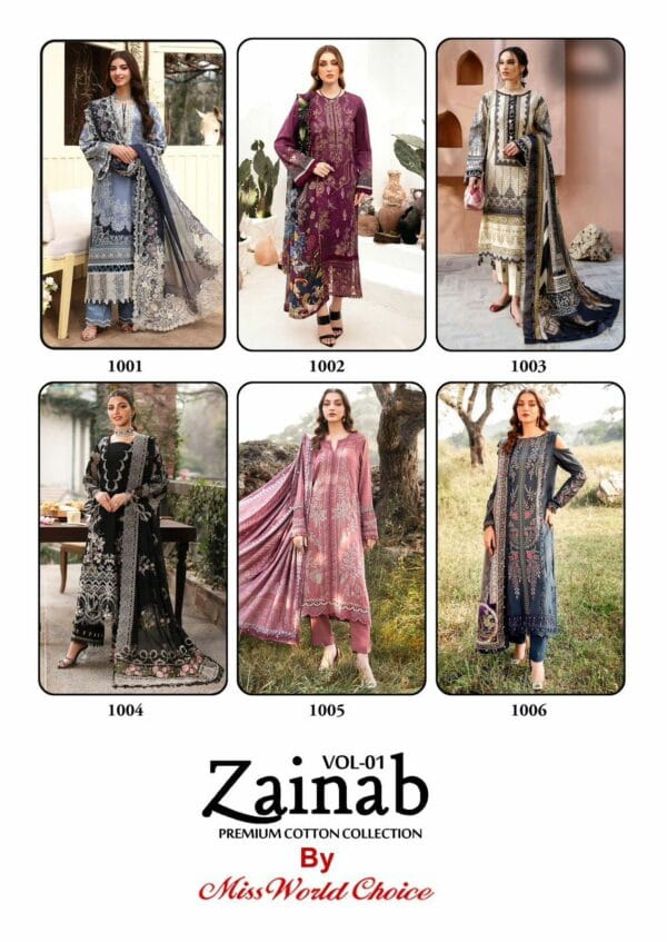MISS WORLD ZAINAB VOL 1 COTTON KARACHI PRINTS SUITS 4.jpg