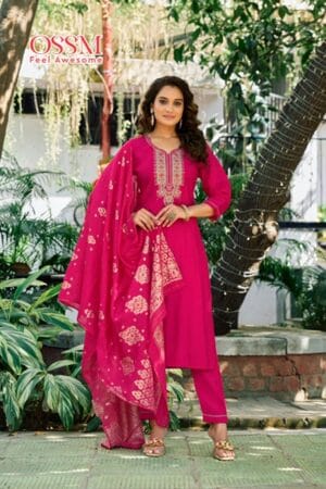 OSSM NARGIS VOL 2 VISCOSE ROMAN SILK READYMADE KURTI 3.jpg