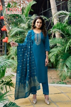 OSSM NARGIS VOL 2 VISCOSE ROMAN SILK READYMADE KURTI 6.jpg