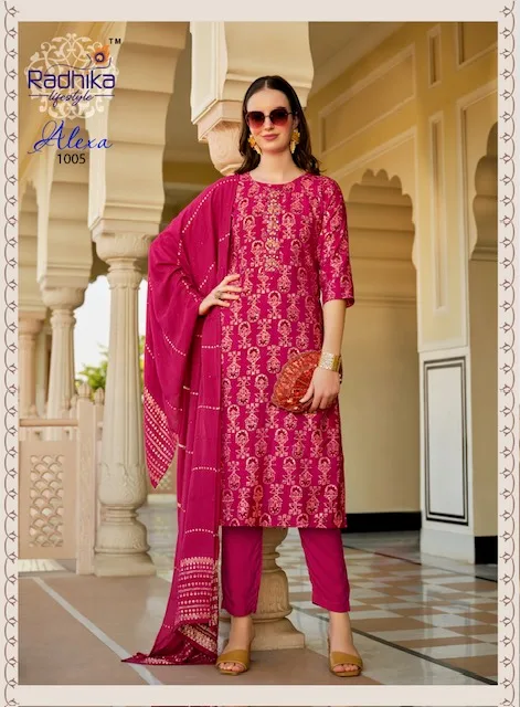 RADHIKA LIFESTYLE ALEXA VOL 1 SILK READYMADE KURTI 7.jpg