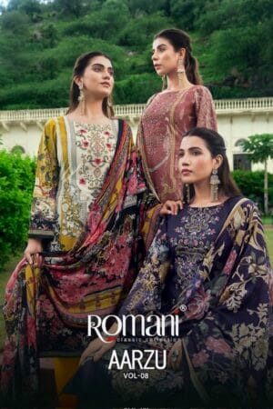 ROMANI AARZU VOL 8 PURE COTTON SUITS CATALOGUE 13.jpg