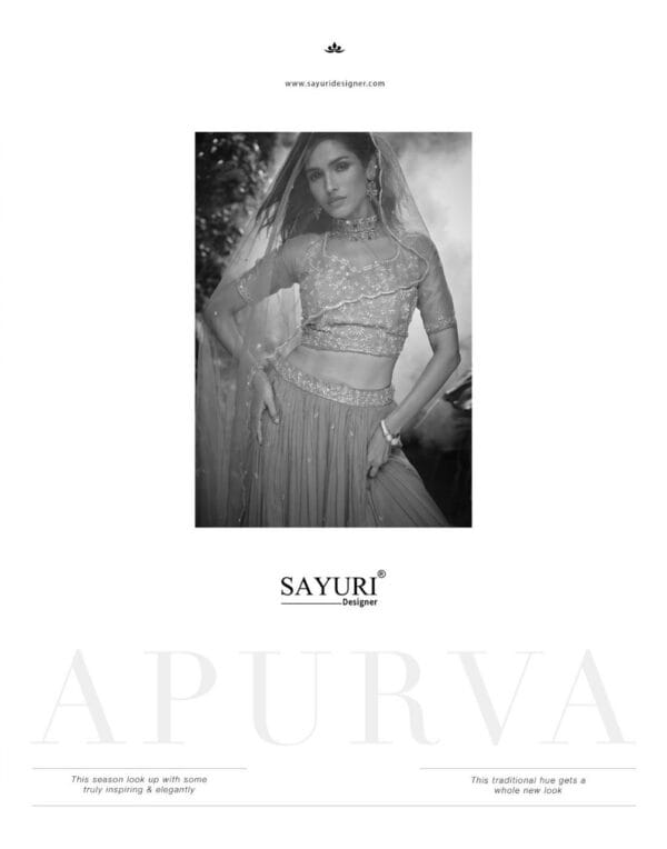 SAYURI DESIGNER APURVA FABULOUS DESIGNER FANCY LEHENGA SUIT ONLY AT REHMAT BOUTIQUE (2)