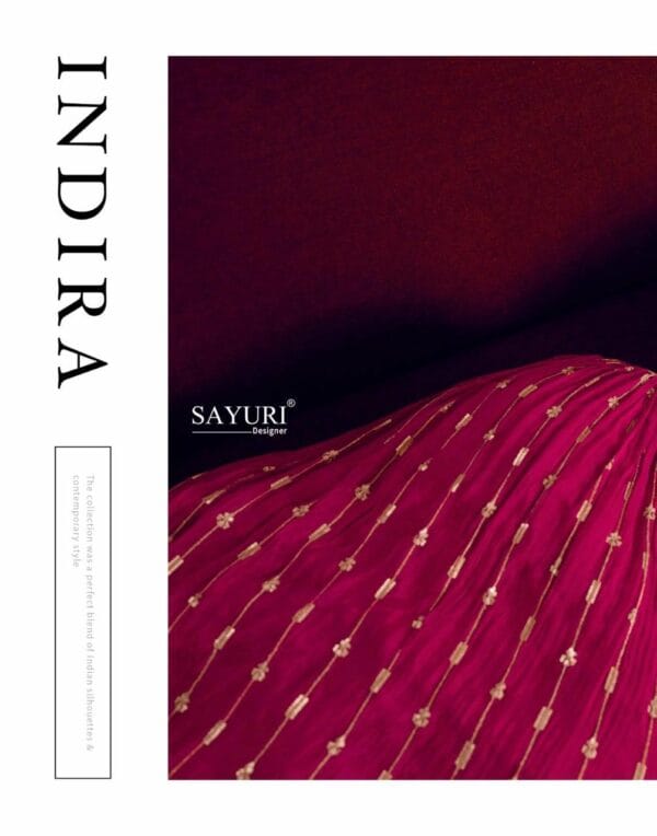 SAYURI DESIGNER INDIRA FABULOUS WESTERN STYLE NEW WEDDING CATALOGUE 2025 (5)