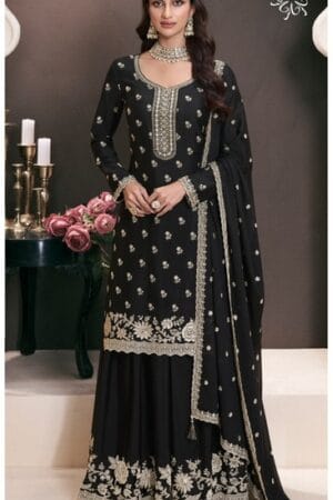 VINAY KULEESH SAAYORI CHINON EMBROIDERY FANCY SUITS 14.jpg