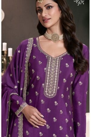 VINAY KULEESH SAAYORI CHINON EMBROIDERY FANCY SUITS 9.jpg