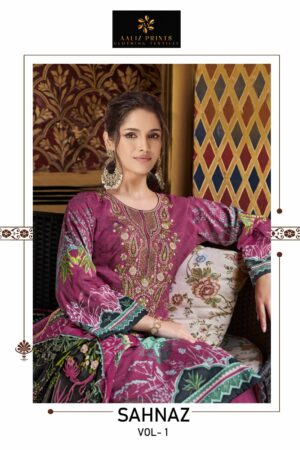 AALIZ PRINTS SAHNAZ VOL 1 LAWN KARACHI SUITS 9.jpg